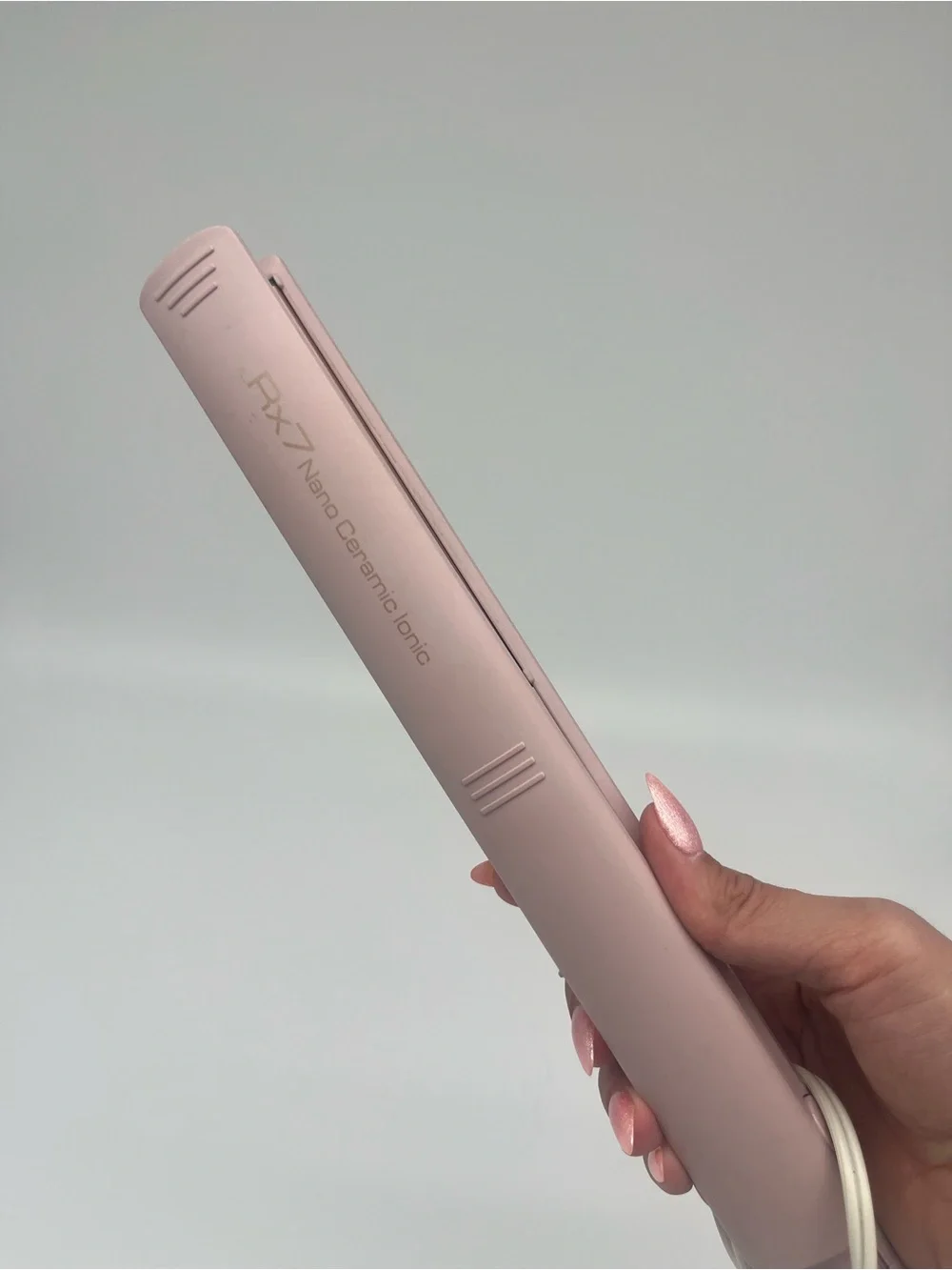 Ceramic Pink Rose Gold Flat Iron Hair Straightener